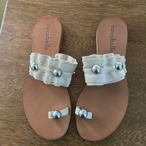 Women’s cocobelle tan sandals size 9/40. Worn once